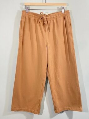 Vince Pull On Cotton Wide Leg Sweatpants